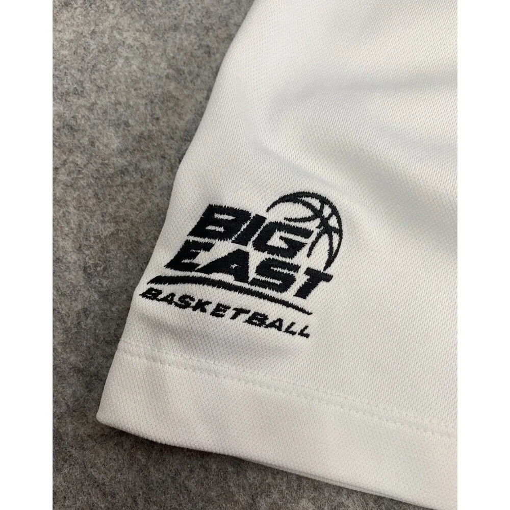 DePaul Blue Demons Nike Dri Fit Polo Shirt, White, Big East Basketball, Small